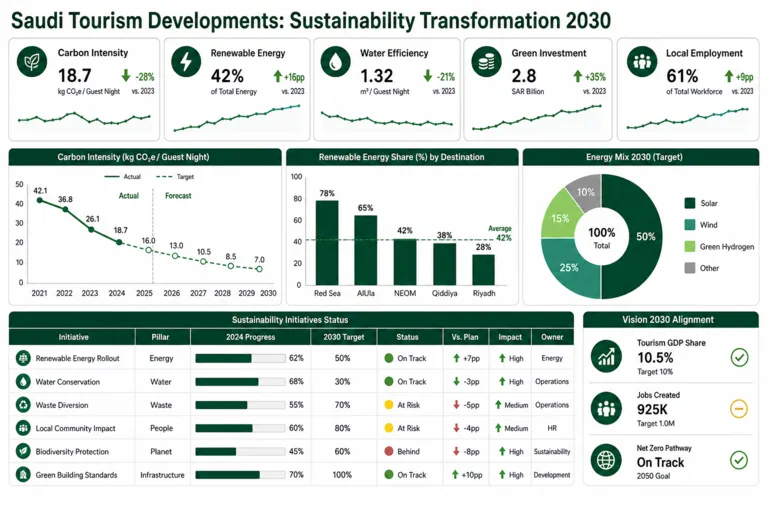 Driving Sustainability in Saudi Tourism with Eco-Friendly Practices