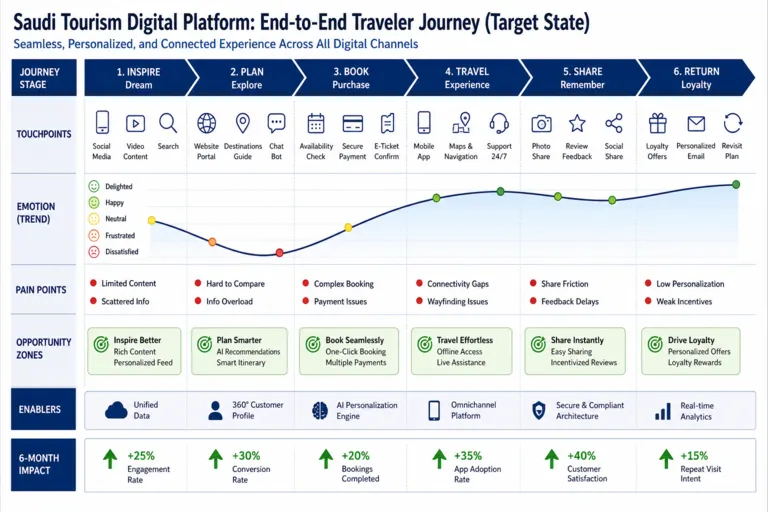 Leveraging Digital Platforms to Enhance Tourist Experiences in Saudi Arabia